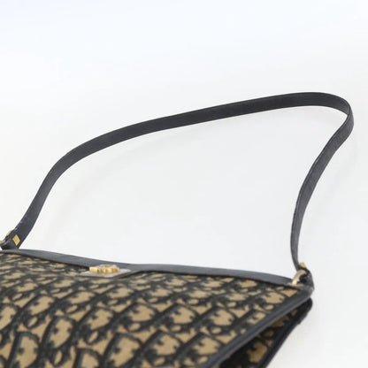 Christian Dior Vintage Trotter Canvas, Navy, Canvas, Shoulder Bag