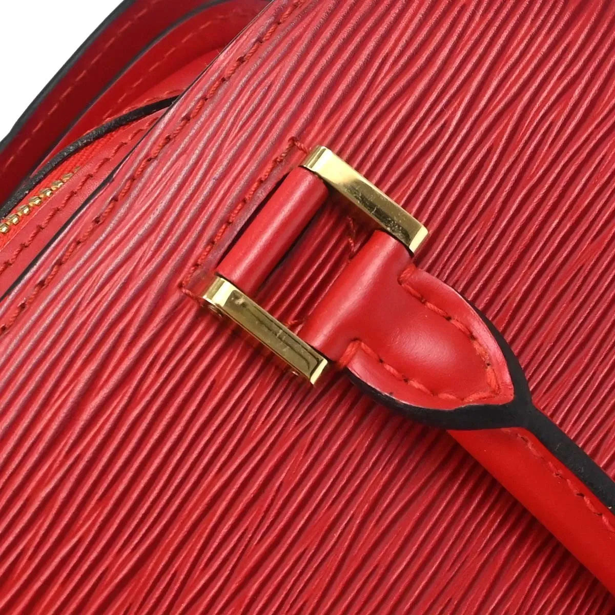 Louis Vuitton Pont Neuf Epi, Red, Leather, Handbag