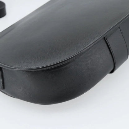 Christian Dior Vintage Leather, Black, Leather, Shoulder Bag