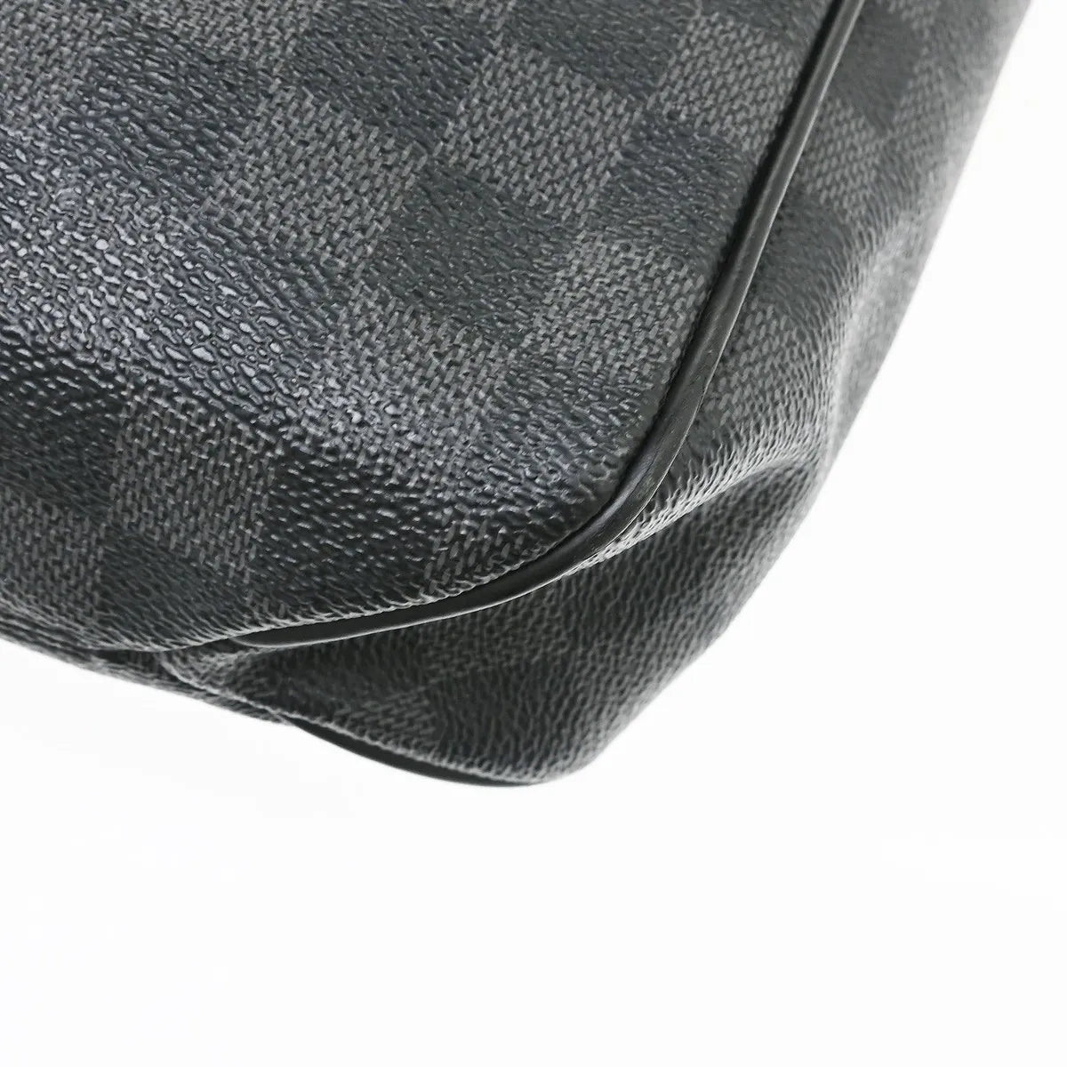 Louis Vuitton District Messenger Damier Graphite, Black, Canvas, Shoulder Bag