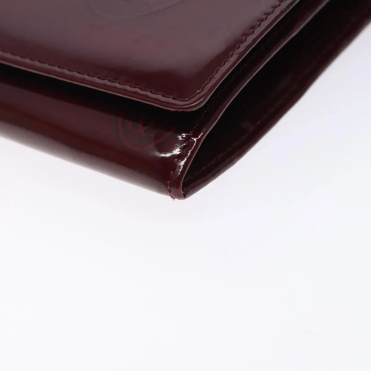Cartier Happy Birthday Long Patent leather, Burgundy, Patent Leather, Wallet