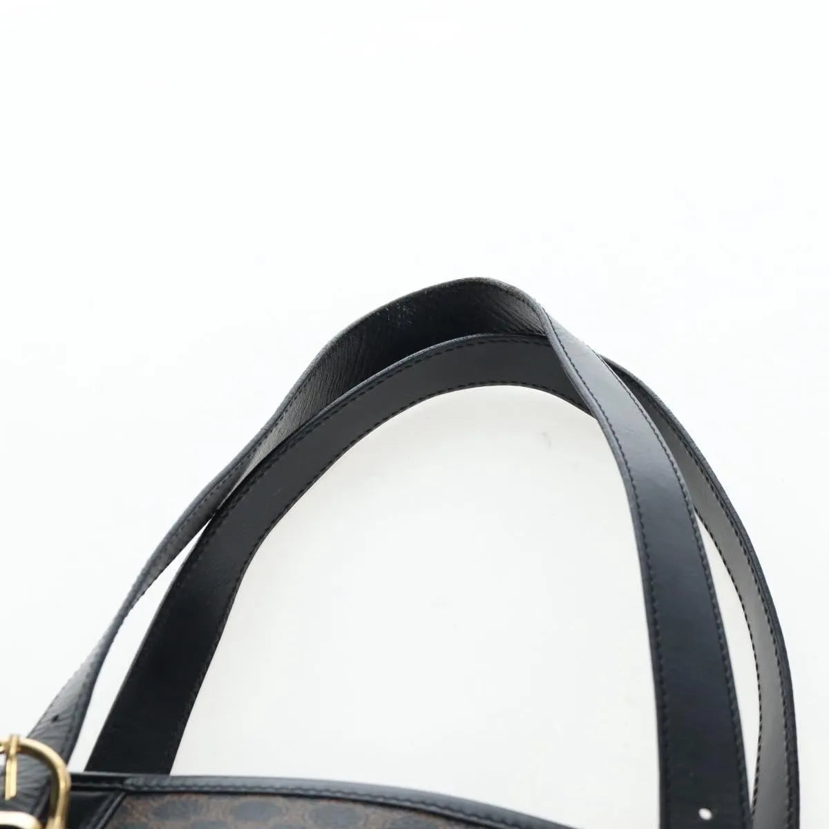 Celine C Macadam Tote PVC leather/ Macadam canvas, Black, PVC, Shoulder Bag