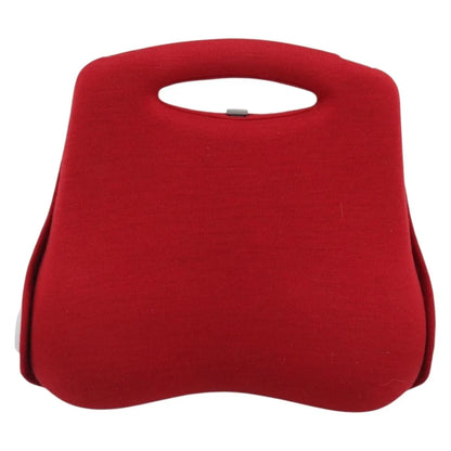 Chanel Vintage Millennium Waist Tweed, Red, Cotton, Handbag
