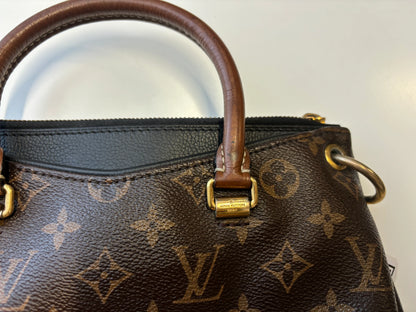 Louis Vuitton Pallas Tote Monogram Canvas with Leather, Brown, Canvas, Handbag