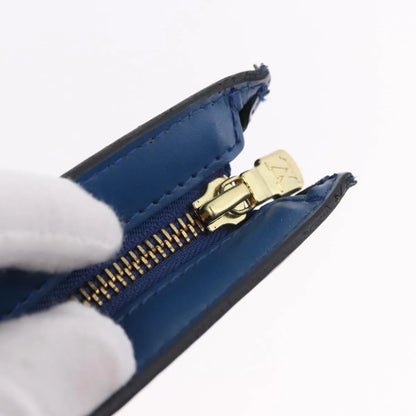 Louis Vuitton Saint Jacques Epi, Blue, Leather, Shoulder Bag