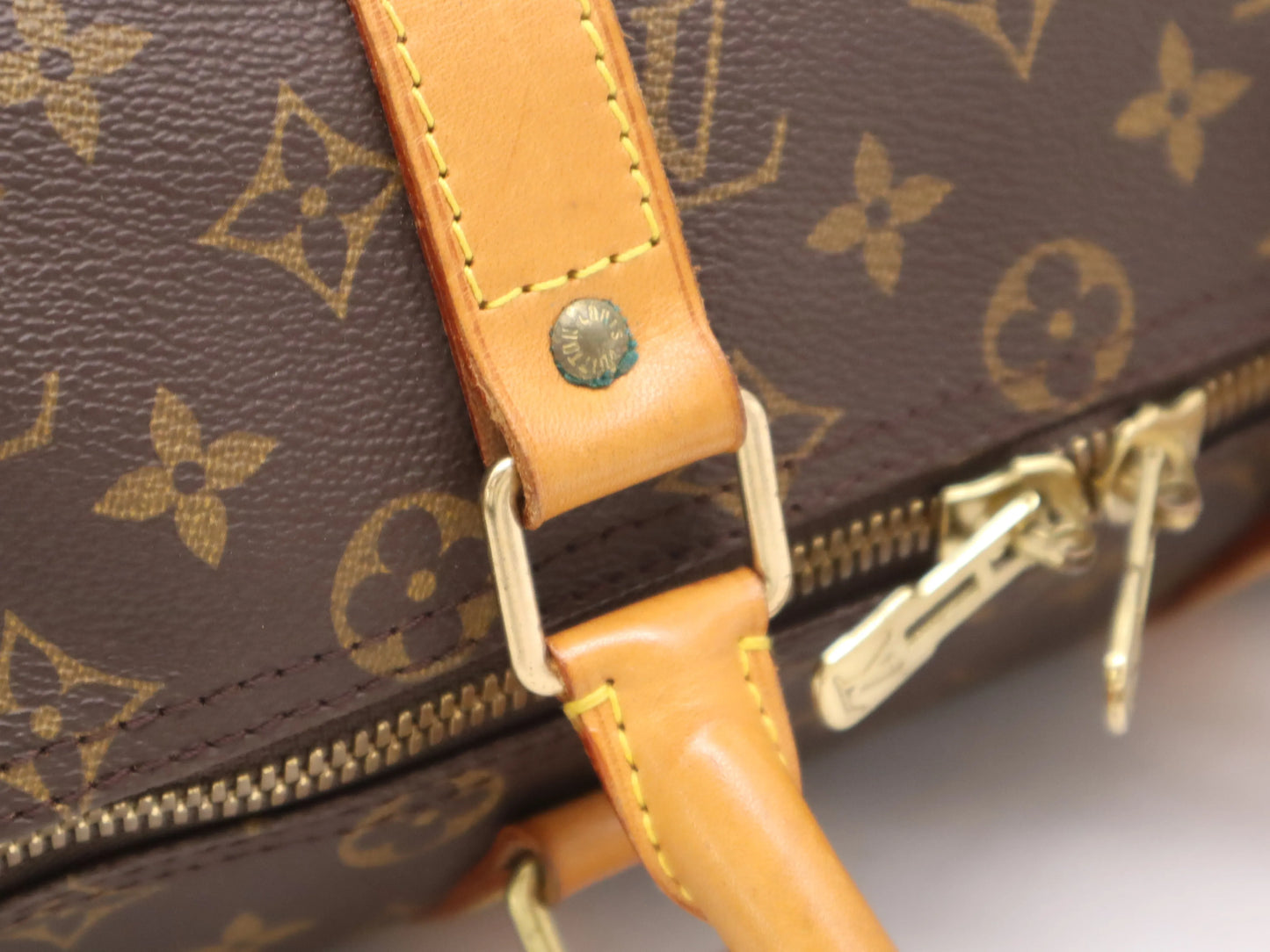 Louis Vuitton Keepall Monogram Canvas, Brown, Canvas, Travel Bag