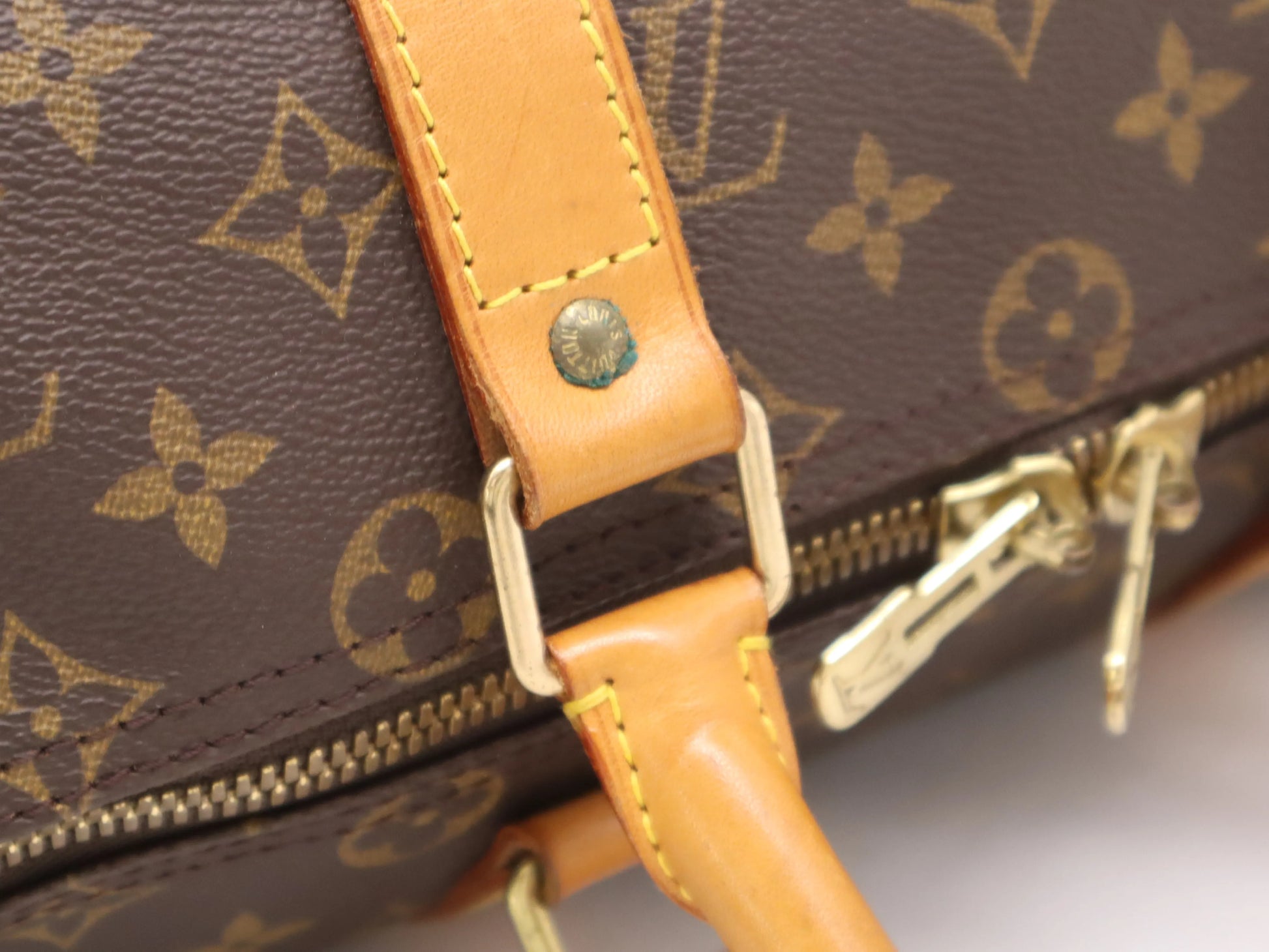 Louis Vuitton Keepall Monogram Canvas, Brown, Canvas, Travel Bag