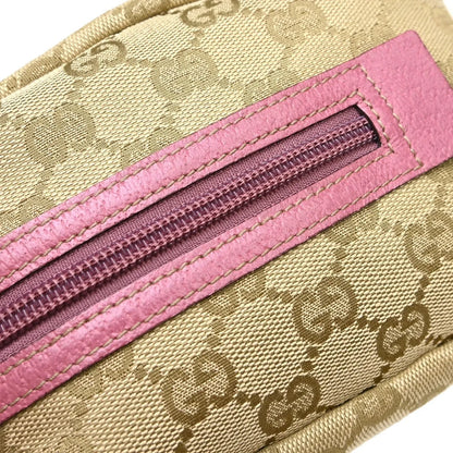 Gucci Zip Around Bowling GG Canvas, Beige, Canvas, Handbag