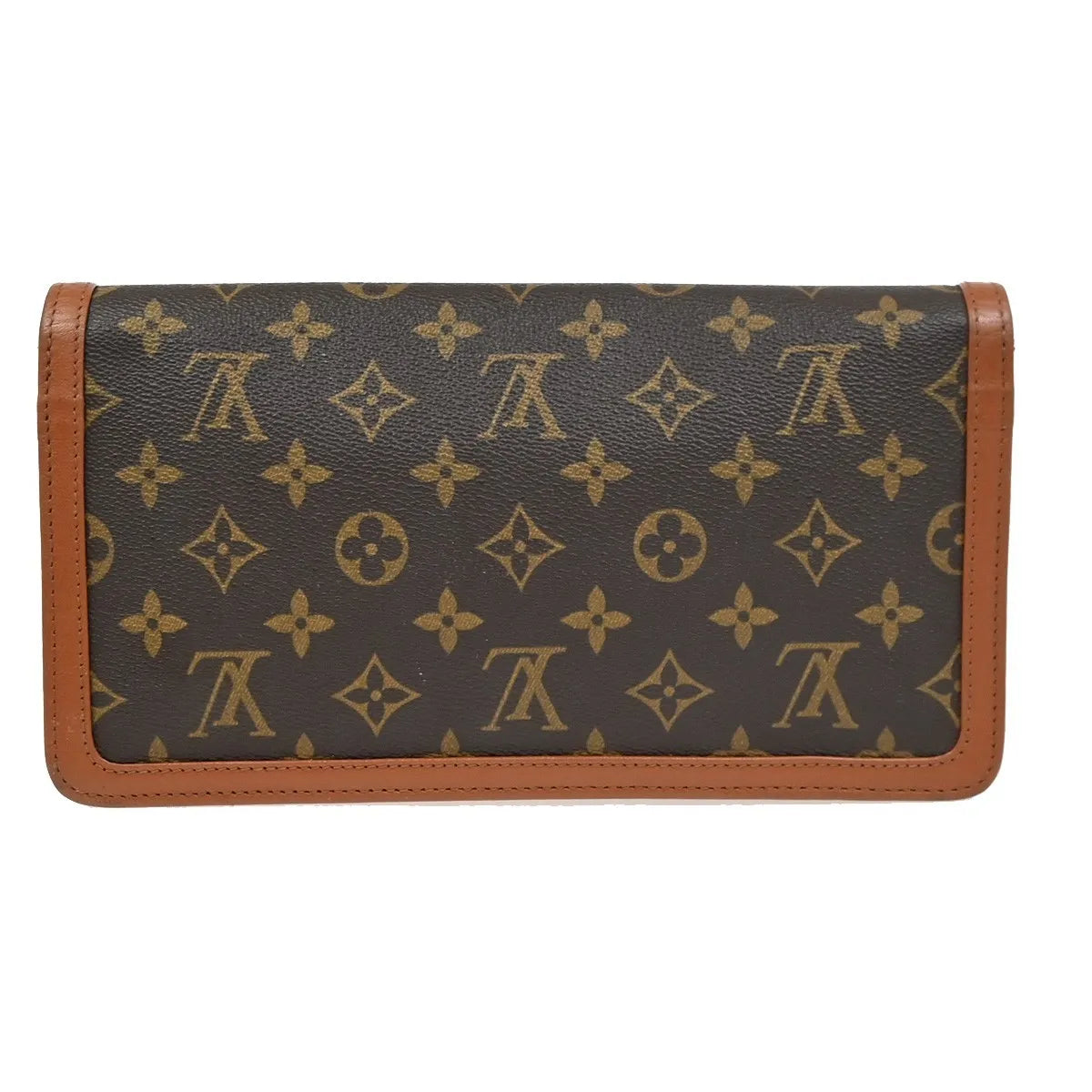 Louis Vuitton Dame Pochette Monogram Canvas, Brown, Canvas, Clutch