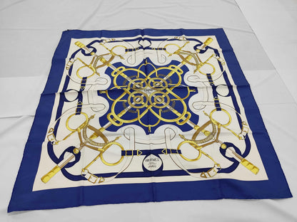 Hermes Carré 90 Silk multicolor, Multicolour, Silk, Scarf