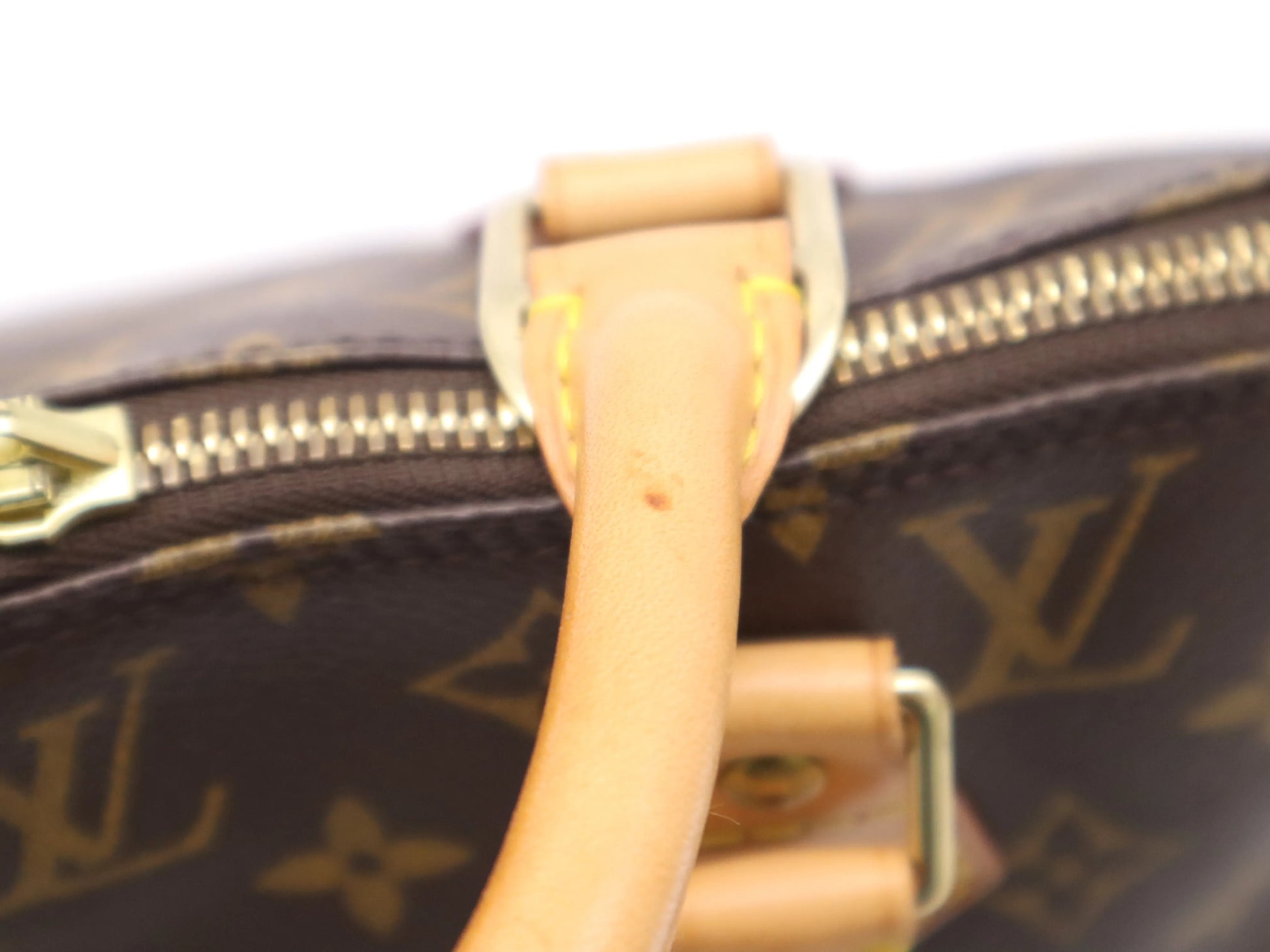 Louis Vuitton Vintage Alma Monogram Canvas, Brown, Canvas, Handbag
