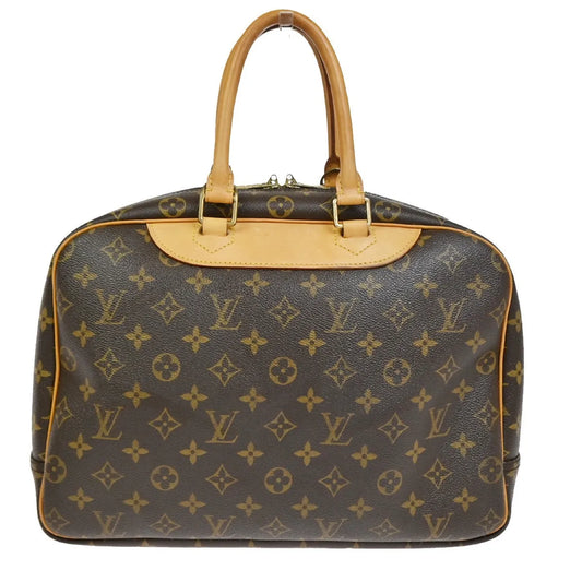 Louis Vuitton Deauville Monogram Canvas, Brown, Canvas, Handbag