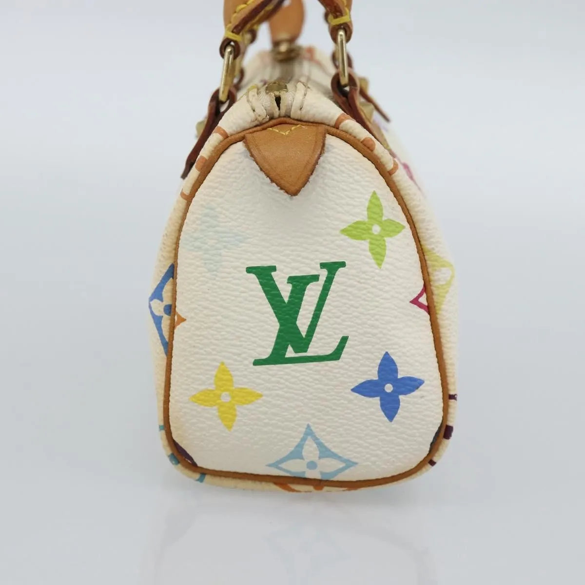 Louis Vuitton Speedy Mini HL Monogram Multicolor, White, Canvas, Handbag