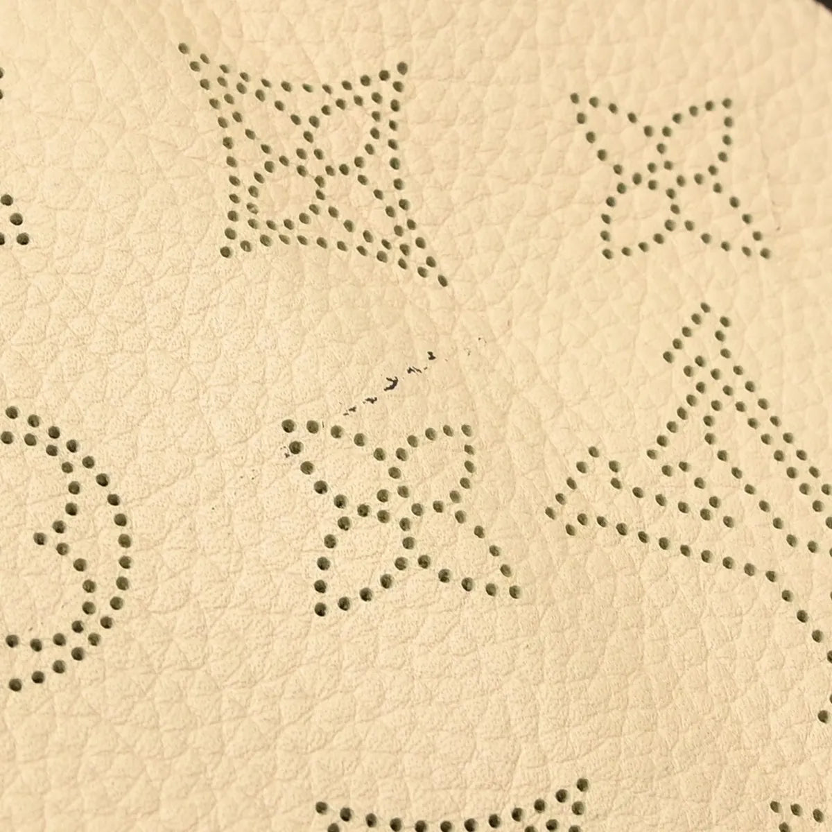 Louis Vuitton Hina Mahina Leather, Beige, Leather, Tote Bag