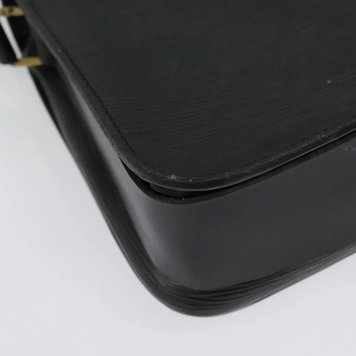 Louis Vuitton Cartouchiere Epi Leather, Black, Leather, Shoulder Bag