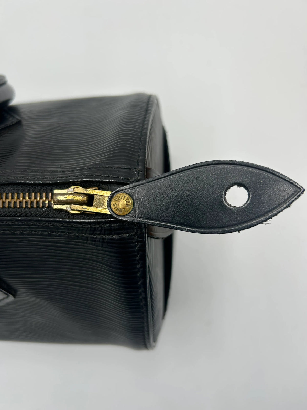 Louis Vuitton Speedy Epi Leather, Black, Leather, Handbag