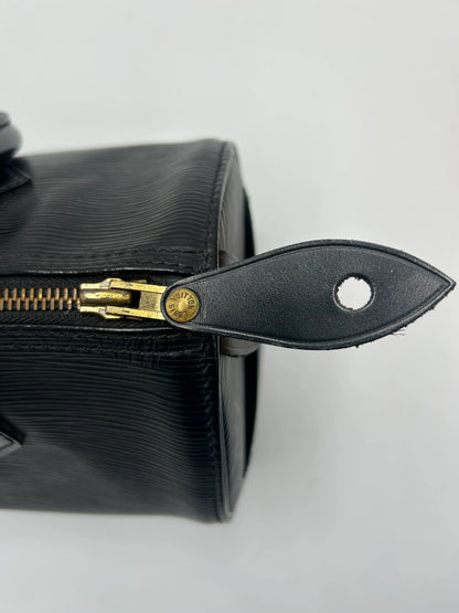 Louis Vuitton Speedy Epi Leather, Black, Leather, Handbag