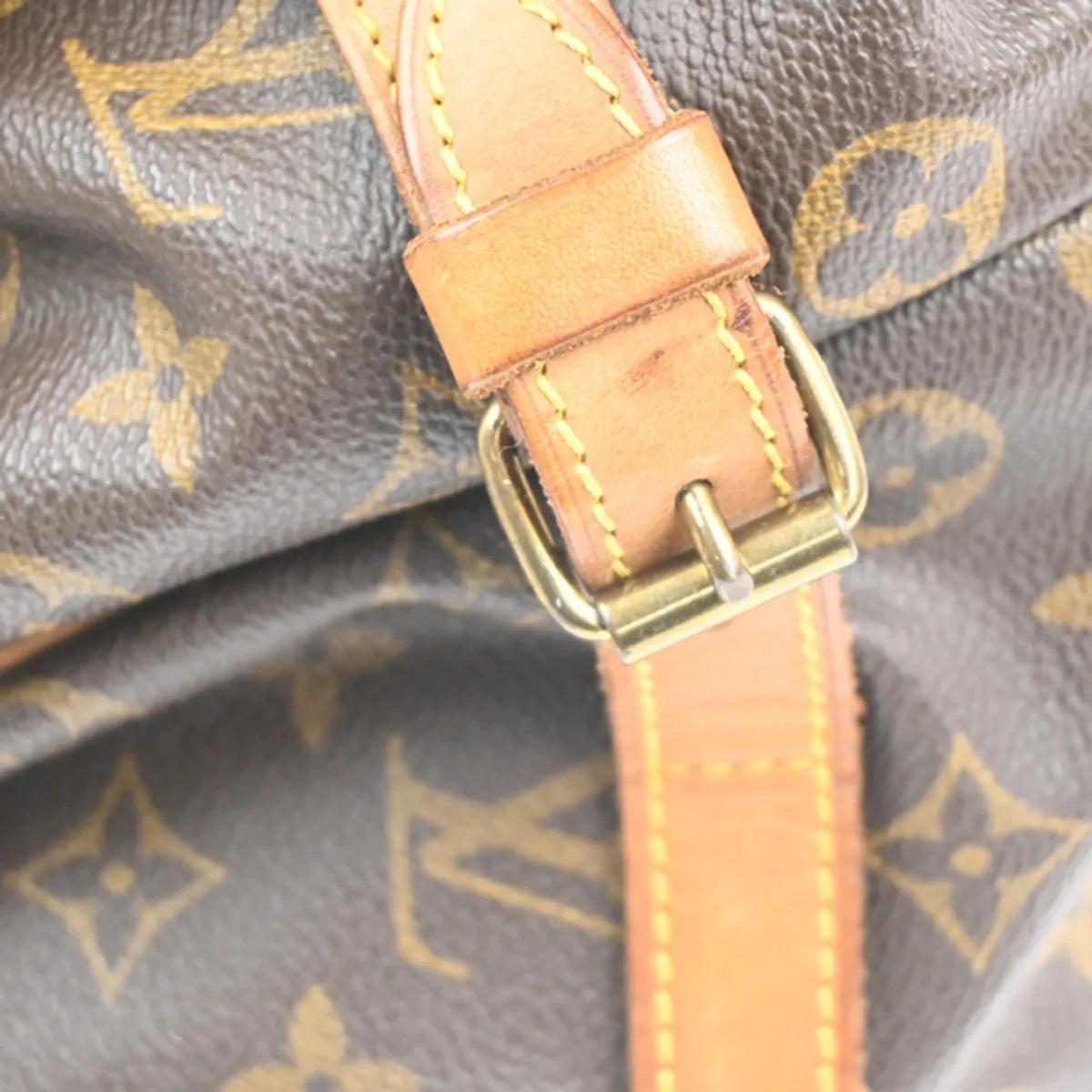 Louis Vuitton Saumur Monogram Canvas, Brown, Canvas, Shoulder Bag
