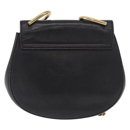 Chloe Drew Leather, Black, Leather, Shoulder Bag