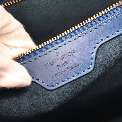 Louis Vuitton Lussac Epi Leather, Blue, Leather, Shoulder Bag