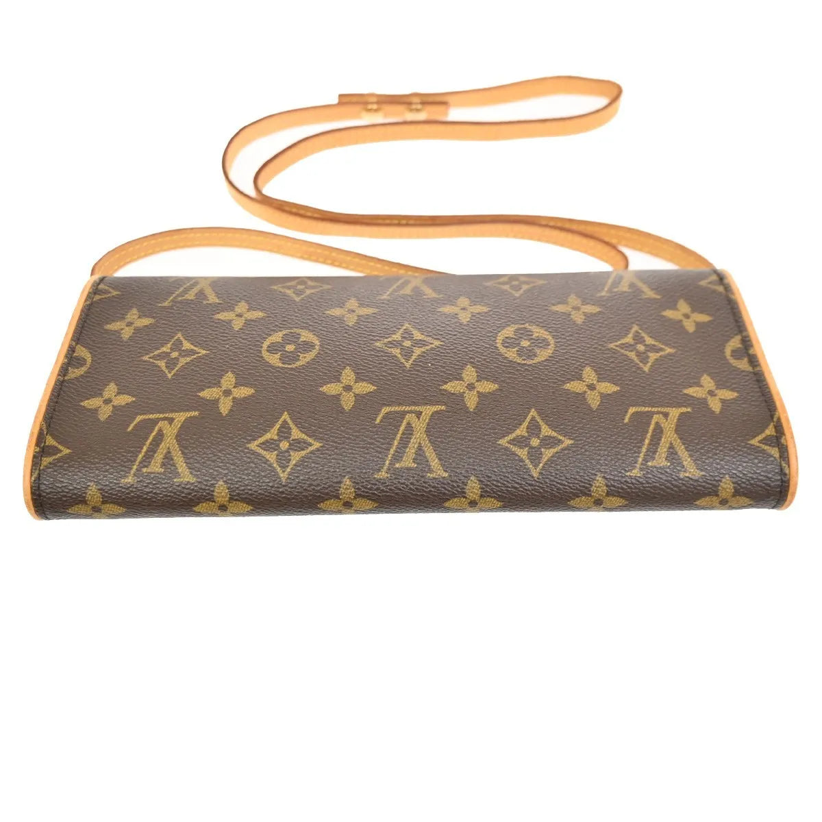 Louis Vuitton Twin Monogram Canvas, Brown, Canvas, Clutch