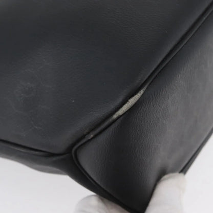 Christian Dior Vintage Honeycomb Canvas, Black, PVC, Shoulder Bag
