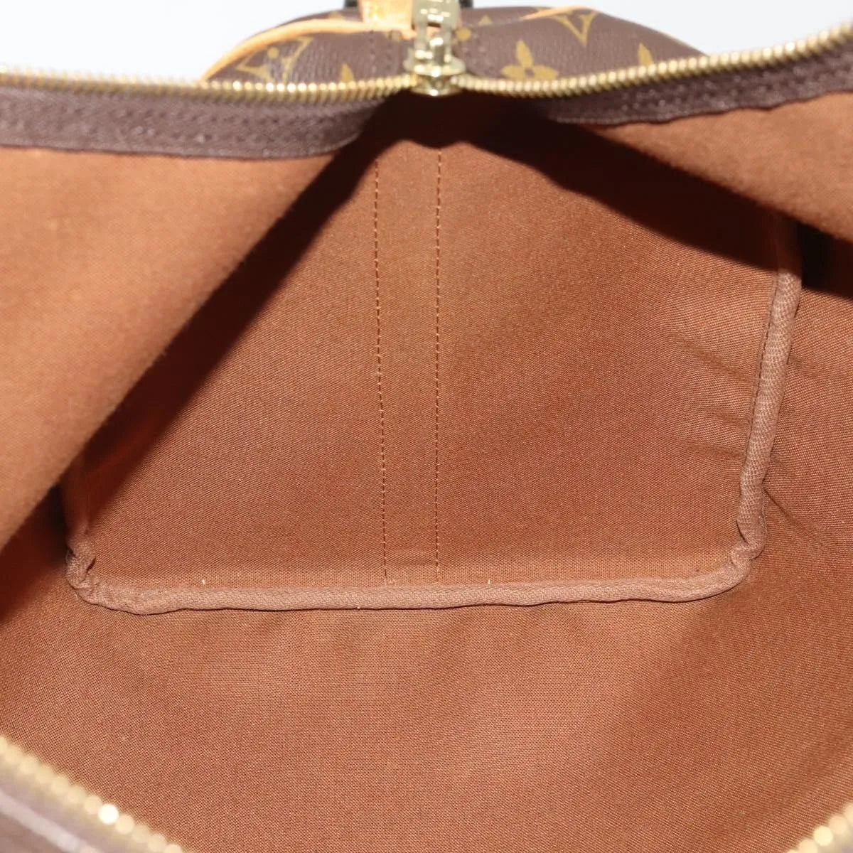Louis Vuitton Keepall Bandoulière Canvas, Brown, Canvas, Travel Bag
