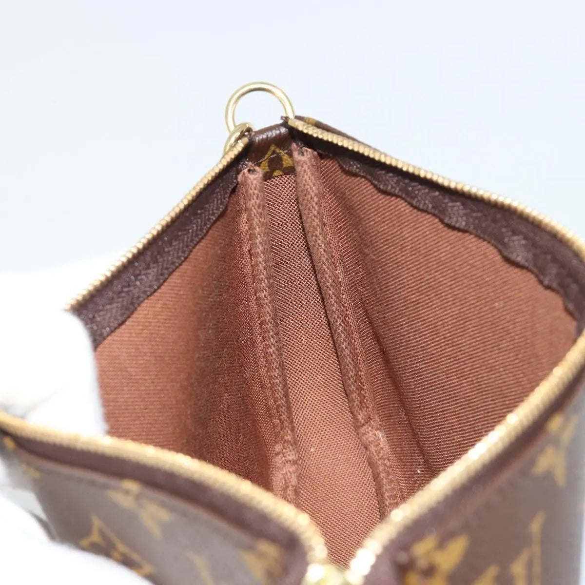 Louis Vuitton Pochette Accessoires NM Monogram Canvas, Brown, Canvas, Clutch
