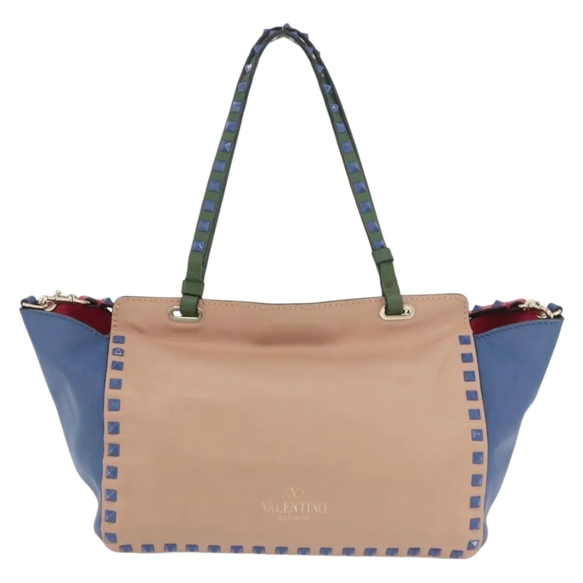 Valentino Garavani Rockstud Tote Soft Leather, Multicolour, Leather, Tote Bag