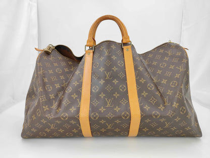 Louis Vuitton Keepall Monogram Canvas, Brown, Canvas, Travel Bag