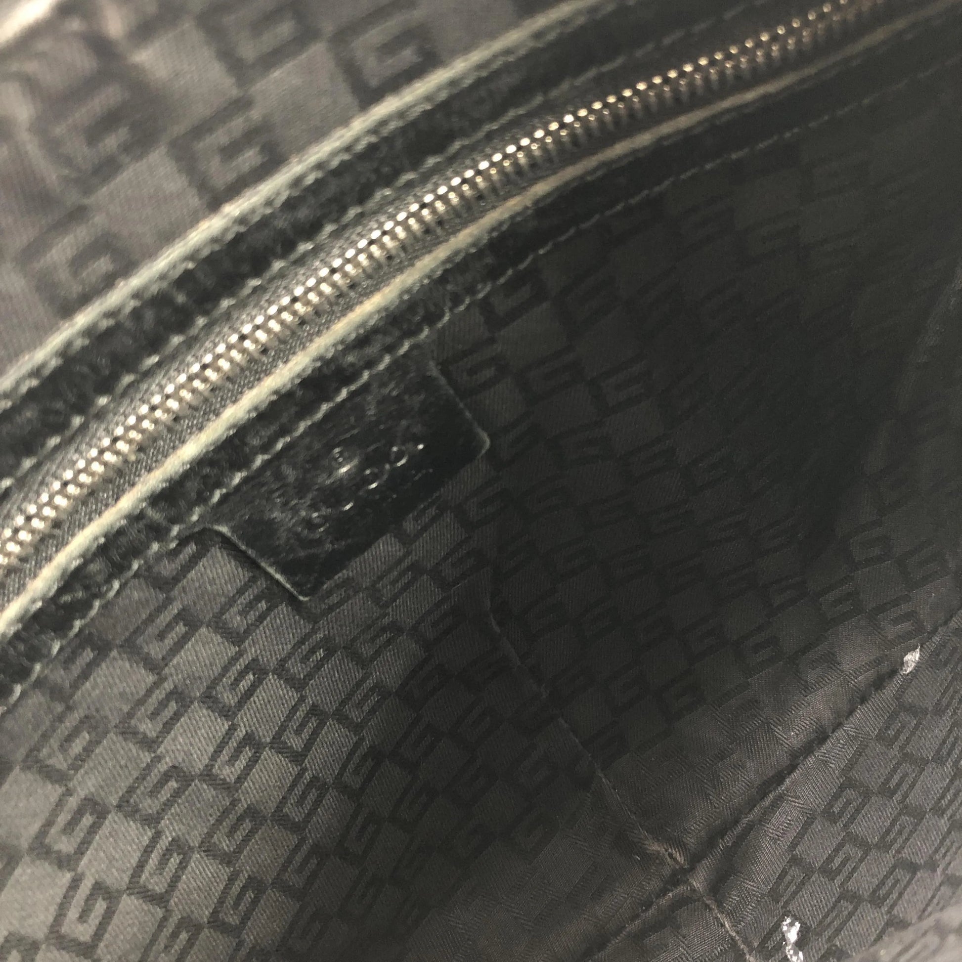 Gucci Reins Web Hobo Canvas, Black, Canvas, Handbag