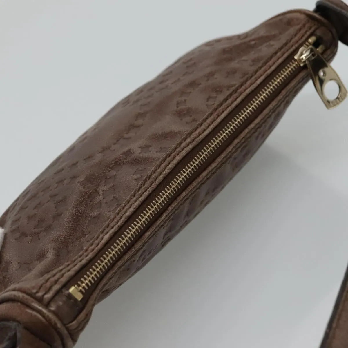 Celine Vintage Leather, Brown, Leather, Shoulder Bag