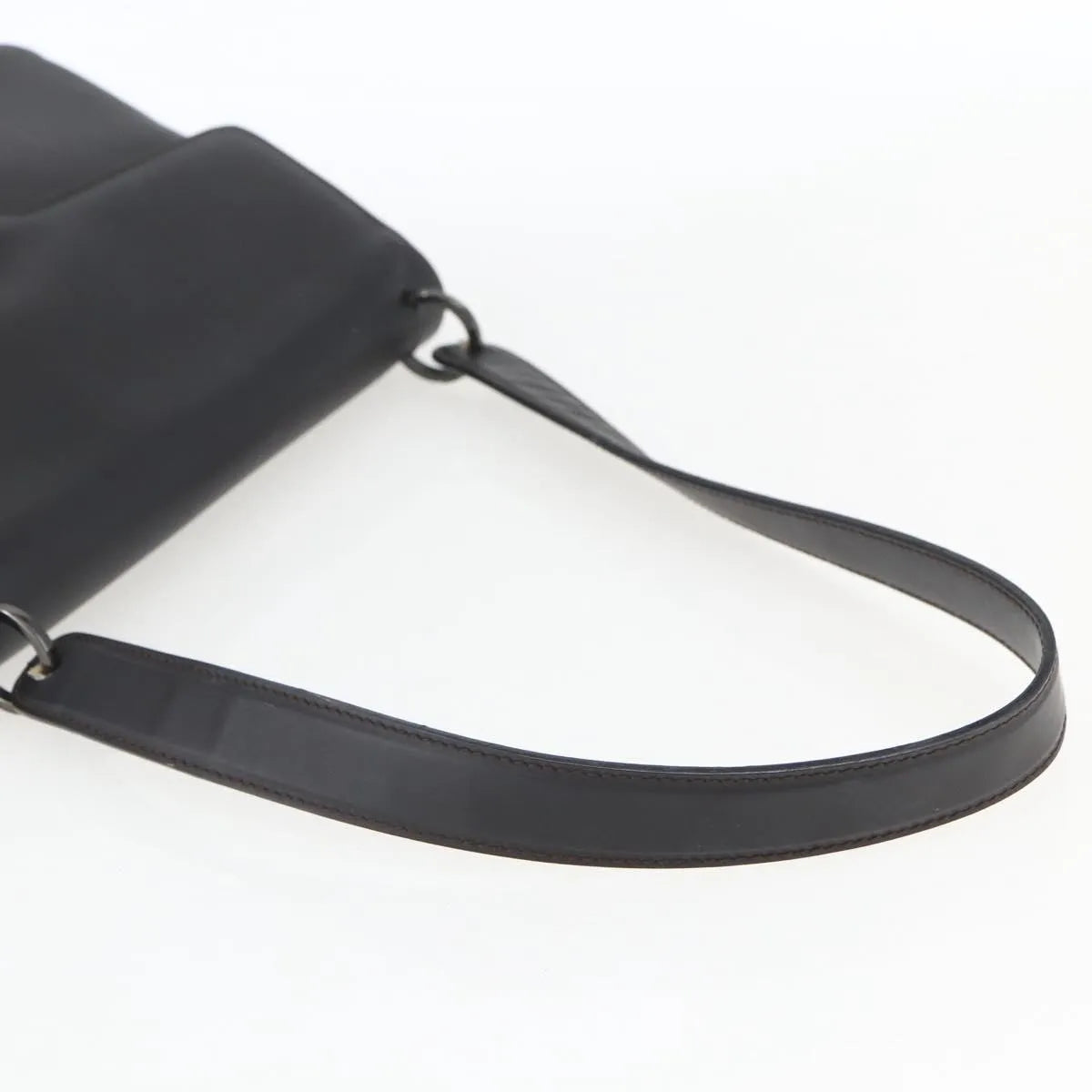 Salvatore Ferragamo Vala Leather, Black, Leather, Shoulder Bag