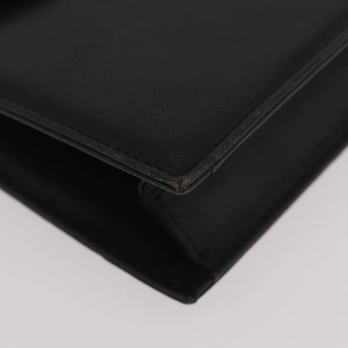 Saint Laurent Vintage Leather, Black, Leather, Clutch