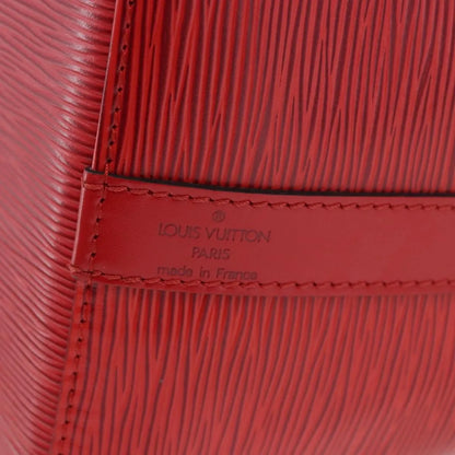 Louis Vuitton Petit Noe Epi Leather, Red, Leather, Shoulder Bag