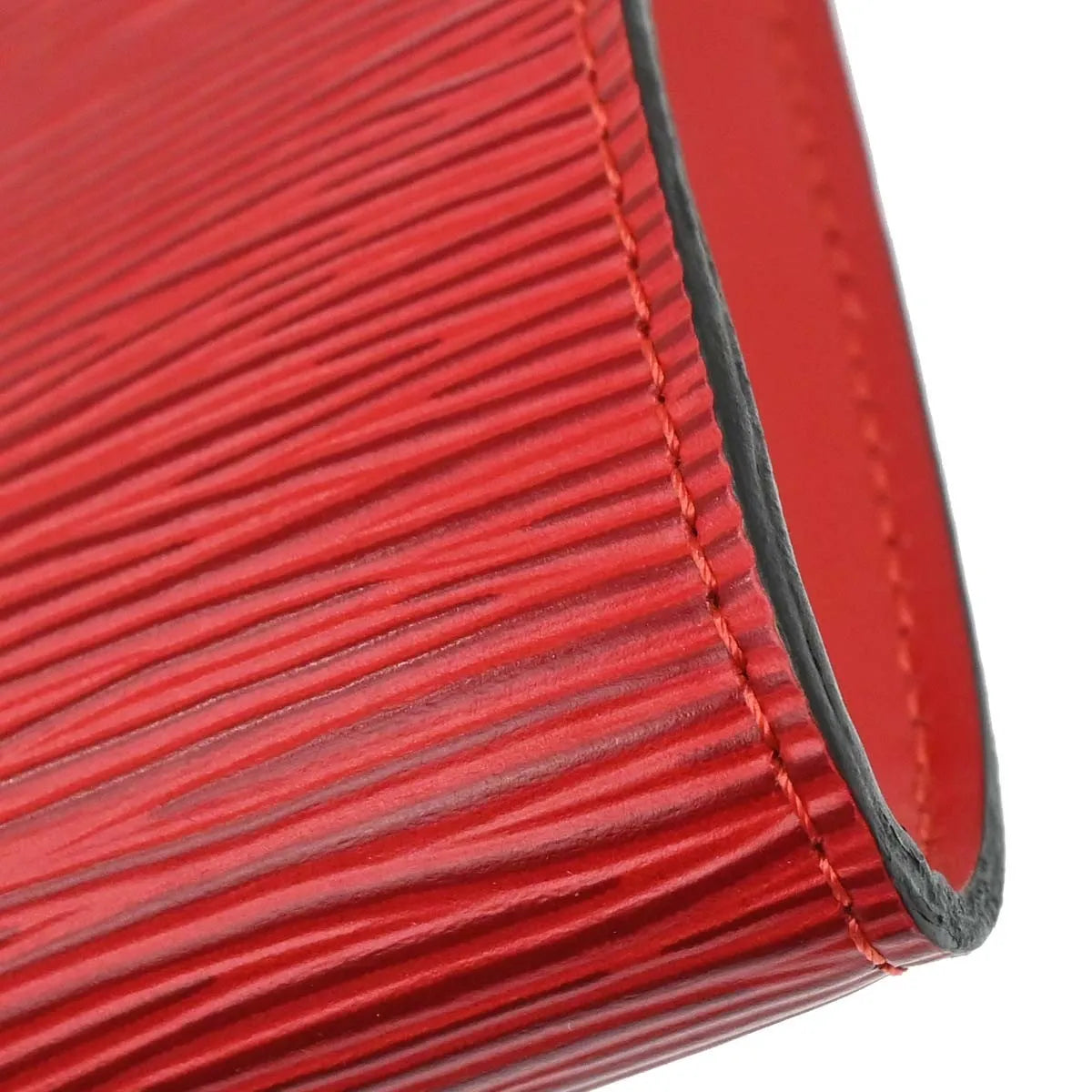 Louis Vuitton Pochette Accessoires Epi, Red, Leather, Clutch