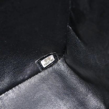 Chanel Chocolate Bar CC Tote Quilted Patent, Black, Patent Leather, Tote Bag