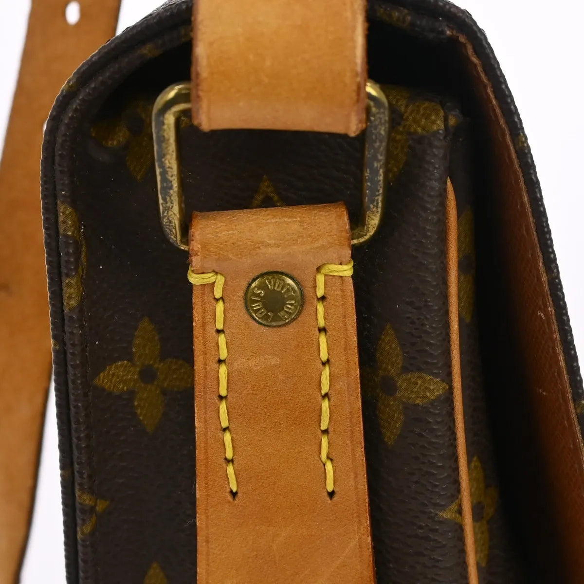 Louis Vuitton Cartouchiere Monogram Canvas, Brown, Canvas, Shoulder Bag