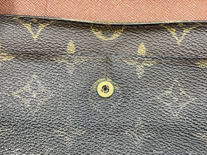 Louis Vuitton Emilie Monogram Canvas, Brown, Canvas, Wallet