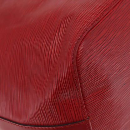 Louis Vuitton Petit Noe Epi Leather, Red, Leather, Shoulder Bag