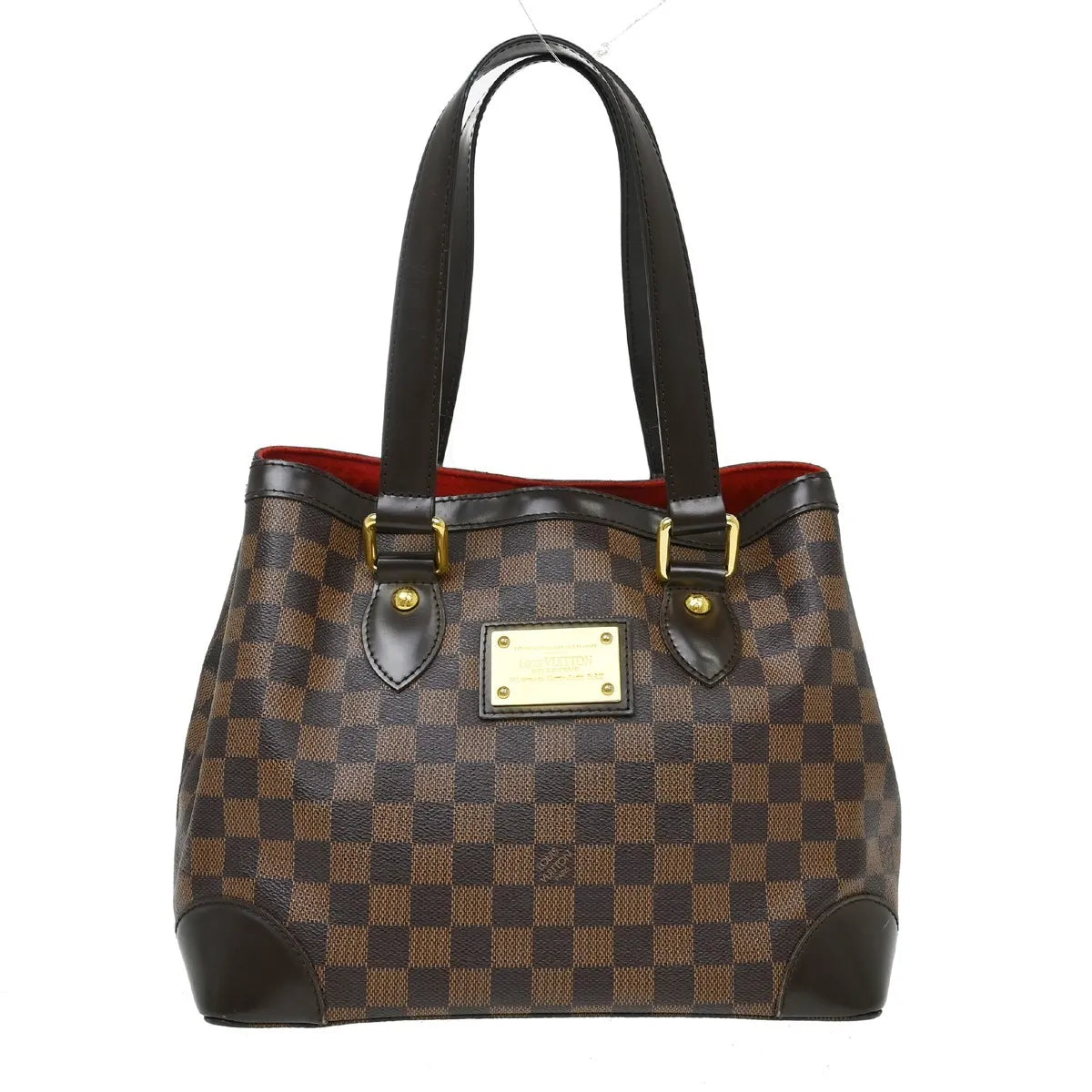 Louis Vuitton Hampstead Damier, Brown, Canvas, Tote Bag