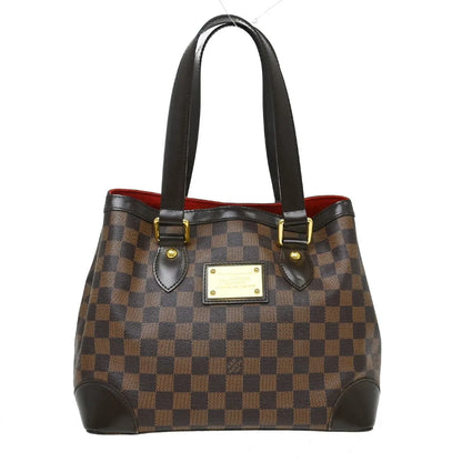 Louis Vuitton Hampstead Damier, Brown, Canvas, Tote Bag