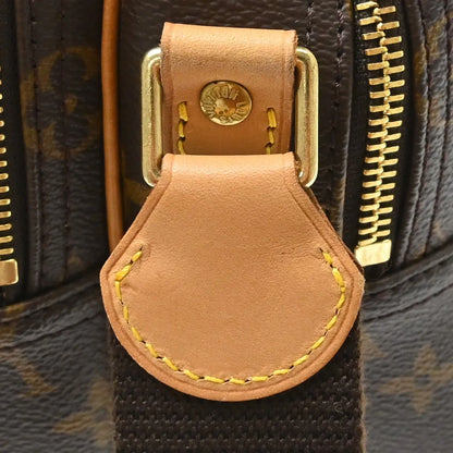 Louis Vuitton Reporter Monogram, Brown, Canvas, Shoulder Bag