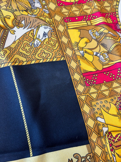 Hermes Carré 90 Silk multicolor, Multicolour, Silk, Scarf