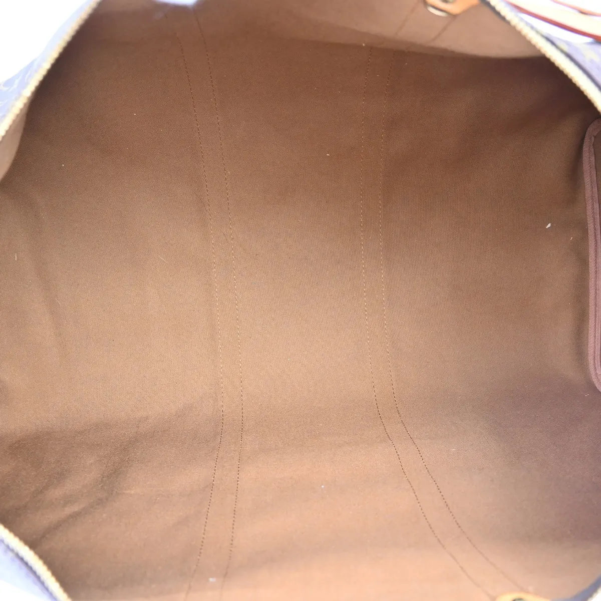 Louis Vuitton Keepall Monogram, Brown, Canvas, Travel Bag