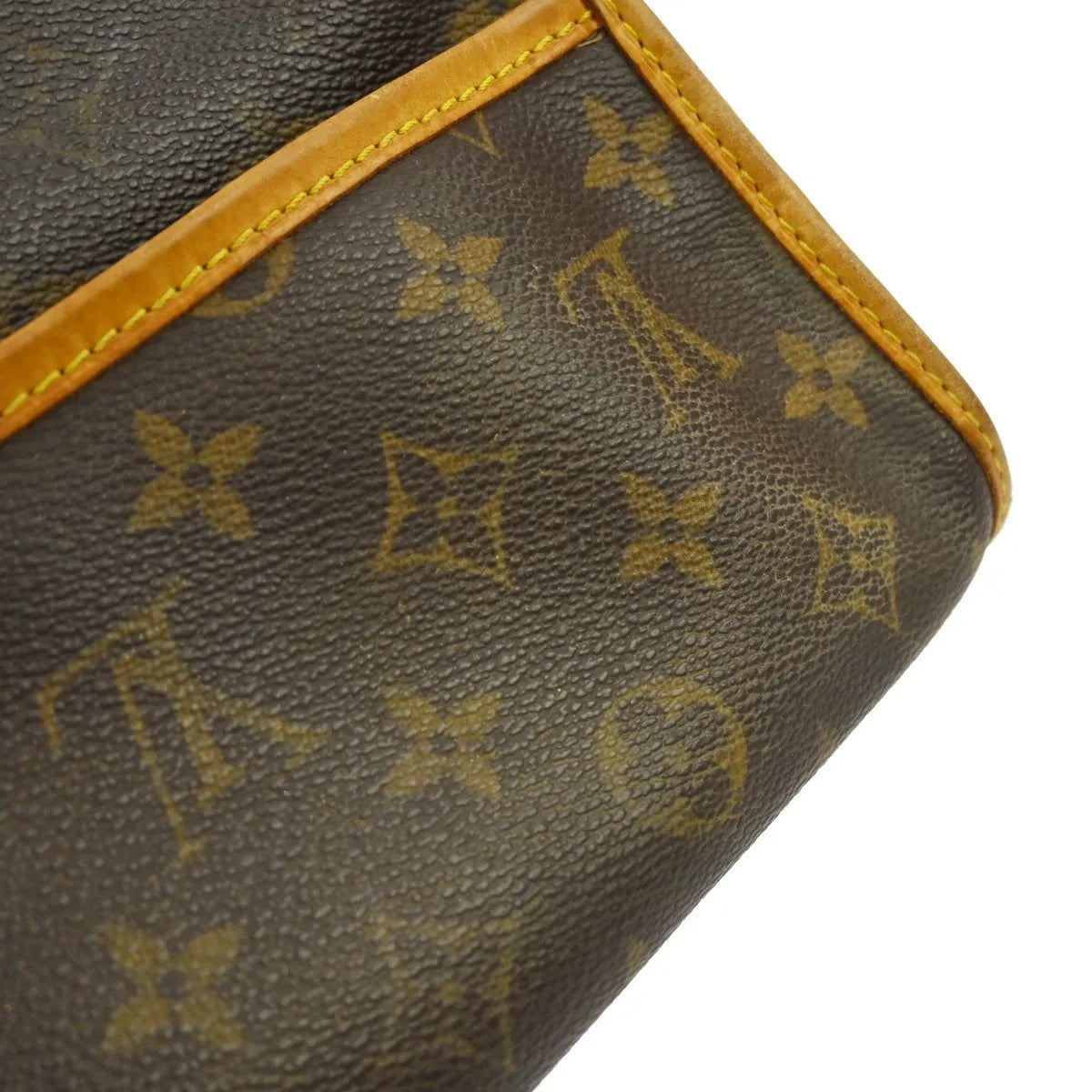 Louis Vuitton Popincourt Monogram Canvas, Brown, Canvas, Shoulder Bag