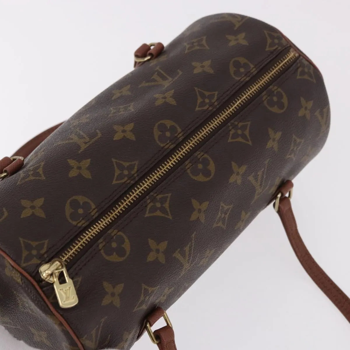 Louis Vuitton Papillon Monogram Canvas, Brown, Canvas, Handbag