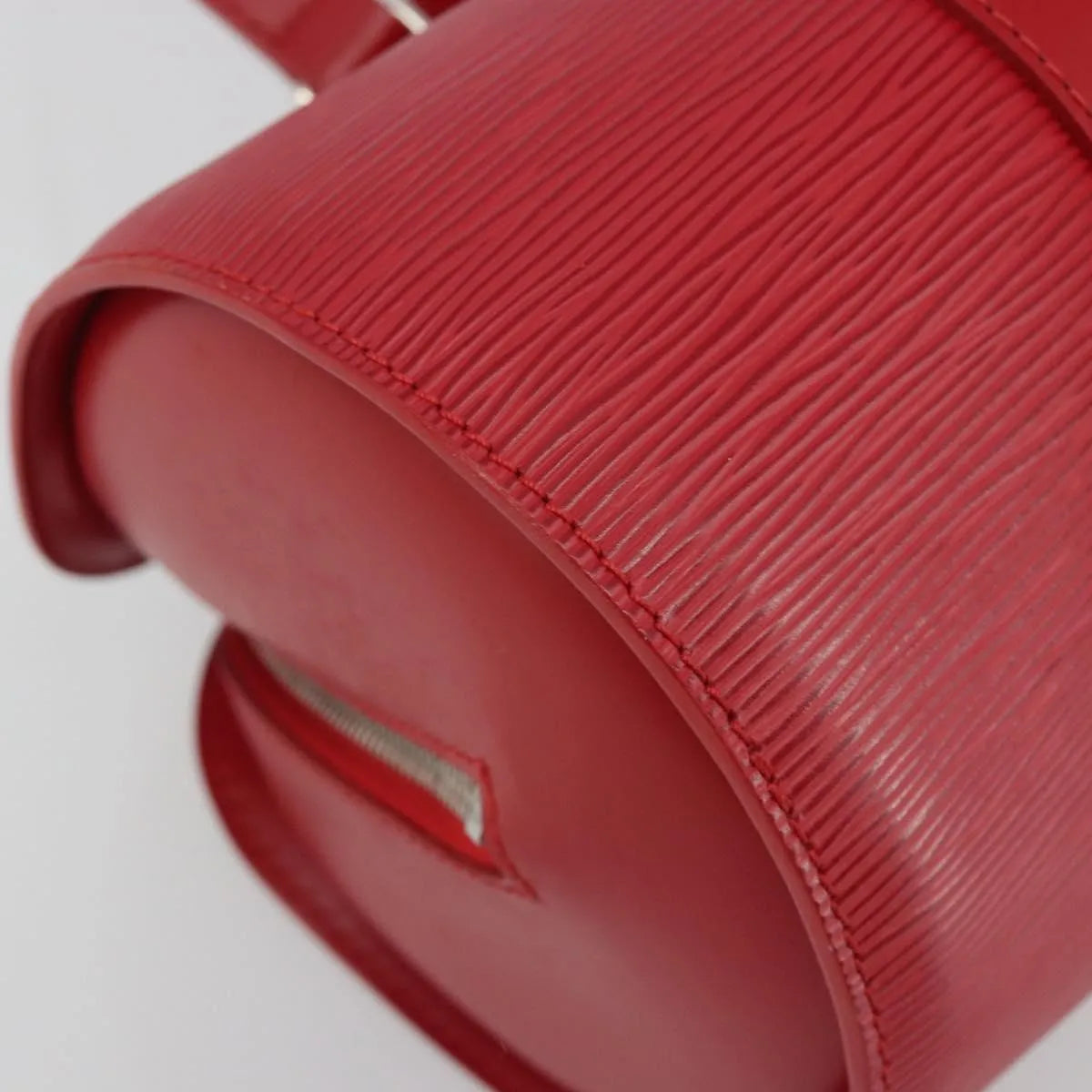 Louis Vuitton Soufflot Epi Leather, Red, Leather, Handbag