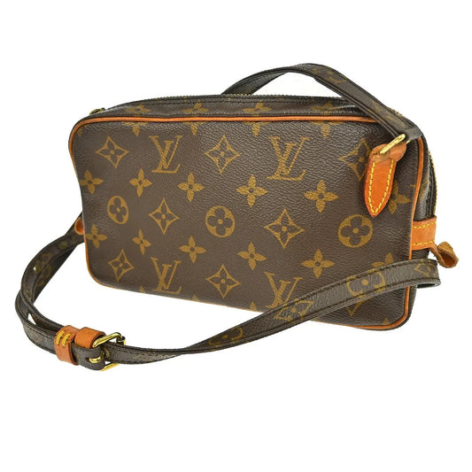 Louis Vuitton Pochette Marly Bandouliere Monogram Canvas, Brown, Canvas, Shoulder Bag