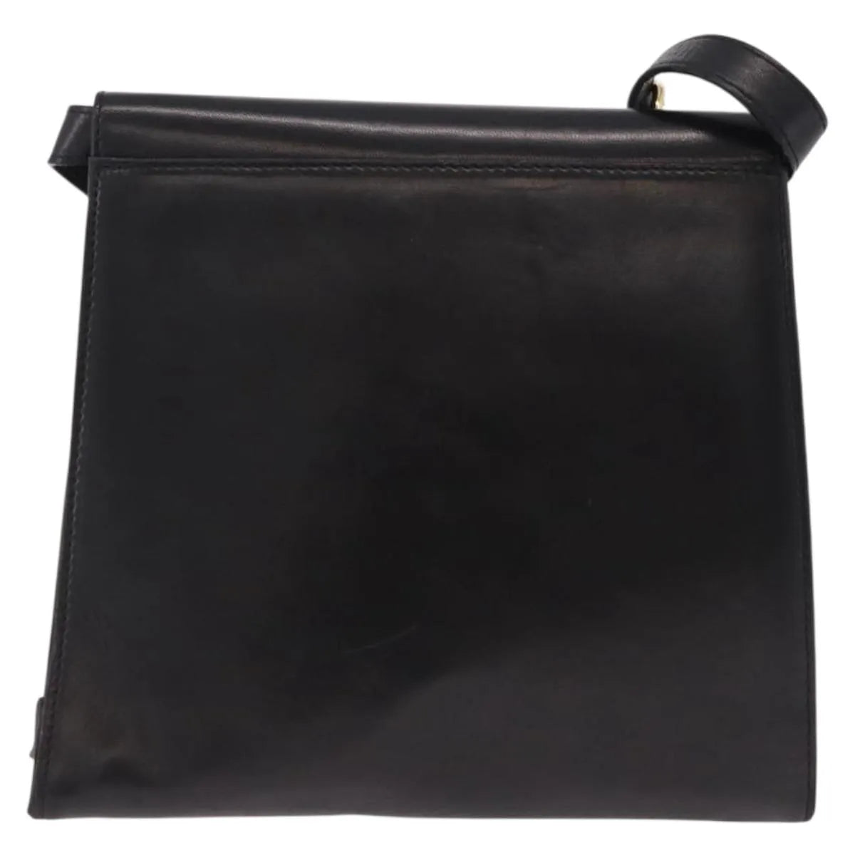 Salvatore Ferragamo Vintage Leather, Black, Leather, Shoulder Bag